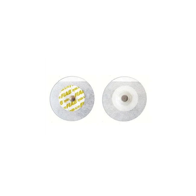 Electrozi ECG Adulți FIAB F2080 – Textil Nețesut (Non-woven), Ø 55 mm