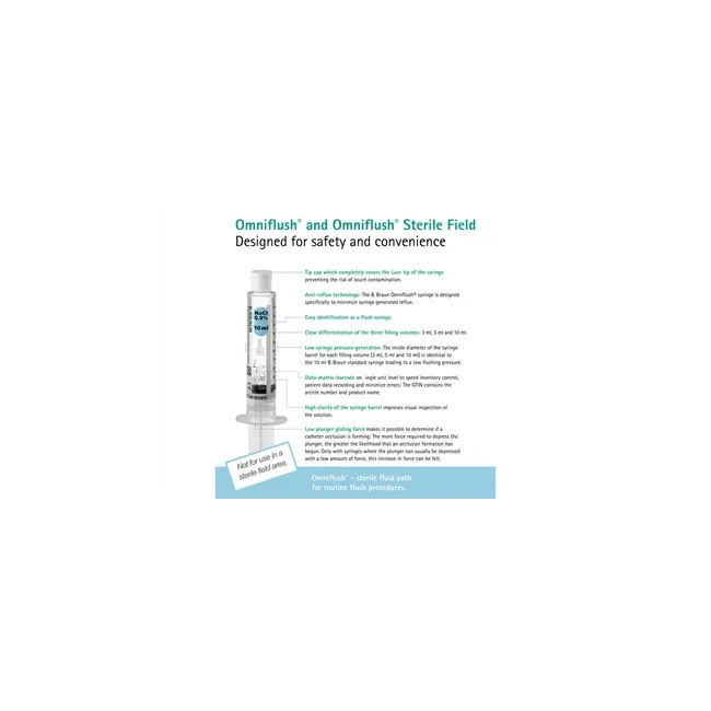 B. BRAUN OMNIFLUSH® – Seringa preumpluta flush 10 ml NaCl 0.9
