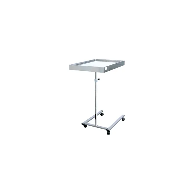 Masă Mayo medicală în formă de U din oțel inoxidabil