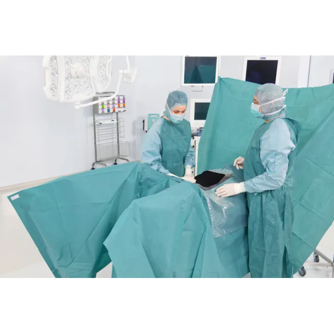 Foliodrape Protect Plus Laparoscopy I set campuri chirurgicale ranforsate sterile laparoscopie 5 buc, Hartmann