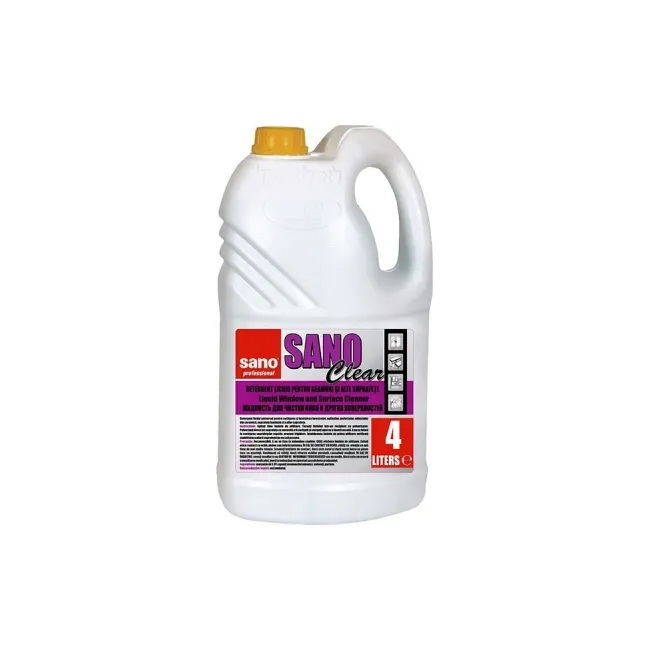 Sano Clear Detergent Geamuri 4 L – Curățare Fără Urme