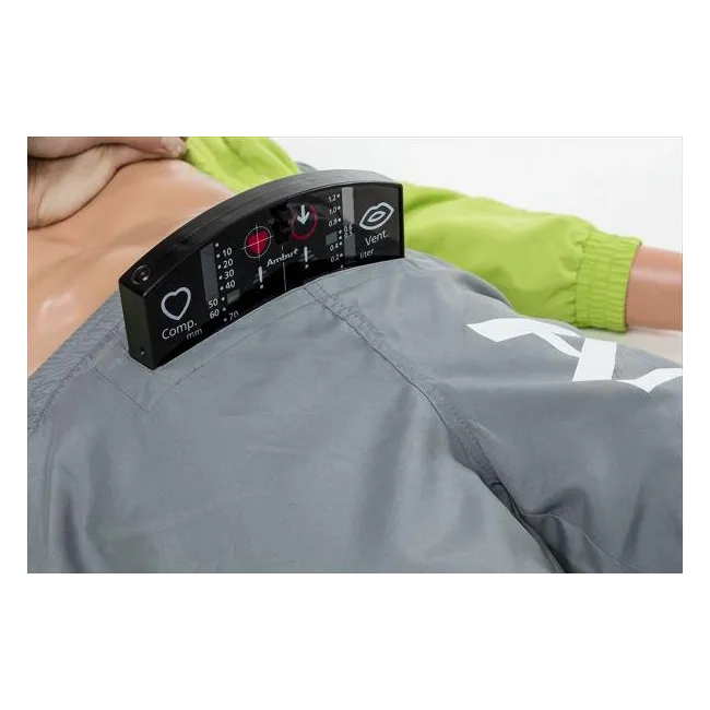 Manechin Resuscitare Profesional AmbuMan Advanced Wireless - Simulator Complet ACLS și ALS cu Defibrilare Reală