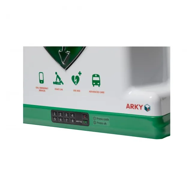 Dulap AED Core Plus cu încălzire, ventilație și blocare digitală PIN