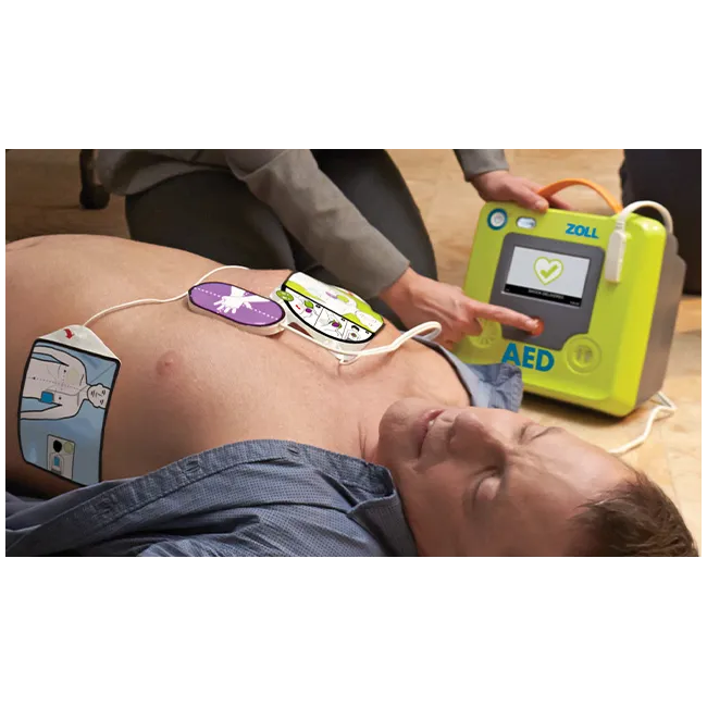 Defibrilator Semi-Automat ZOLL AED 3 , feedback CPR Real, WiFi și Electrozi Universali - indicații vocale in limba romana