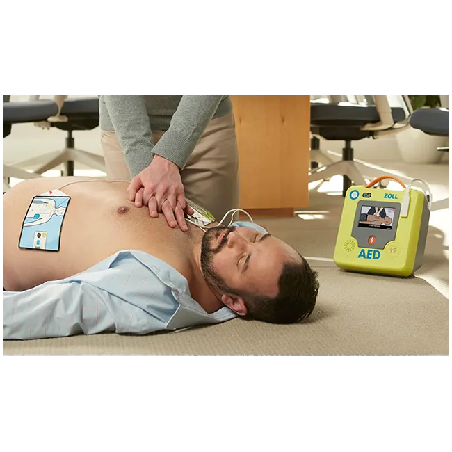Defibrilator Semi-Automat ZOLL AED 3 , feedback CPR Real, WiFi și Electrozi Universali - indicații vocale in limba romana