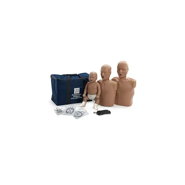 Set Manechine Resuscitare Prestan Collection - Adult, Copil și Sugar cu Monitor RCP