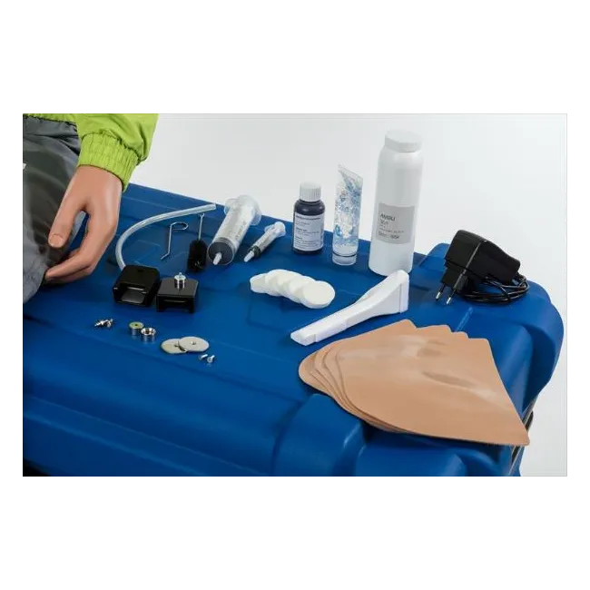 Manechin Resuscitare Profesional AmbuMan Advanced Wireless - Simulator Complet ACLS și ALS cu Defibrilare Reală