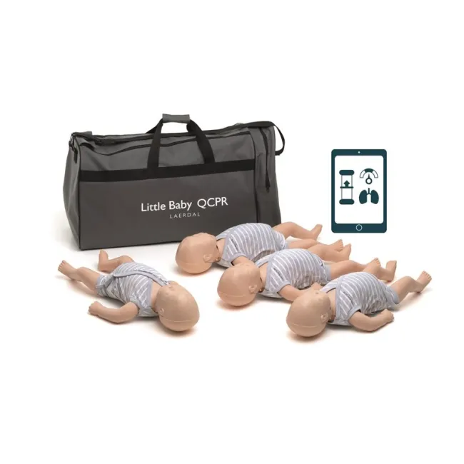 Set 4 Manechine Resuscitare Sugar Laerdal Little Baby QCPR - Pachet Training Complet