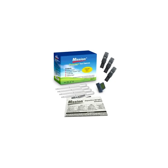 Test pentru profil lipidic 3 în 1 + tuburi capilare pentru dispozitiv 3 in 1 , cod 23932
