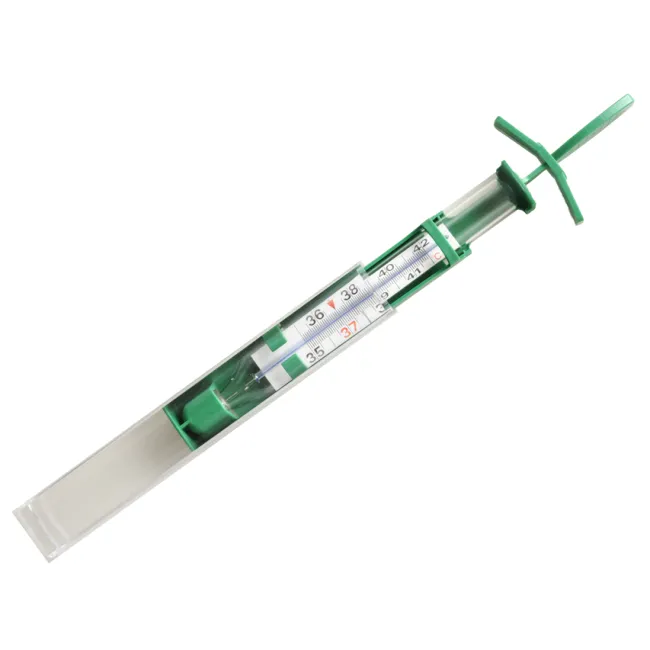 GIMA Termometru Ecologic cu Galiu, Lupă și Dispozitiv de Scuturare - Cod 25568