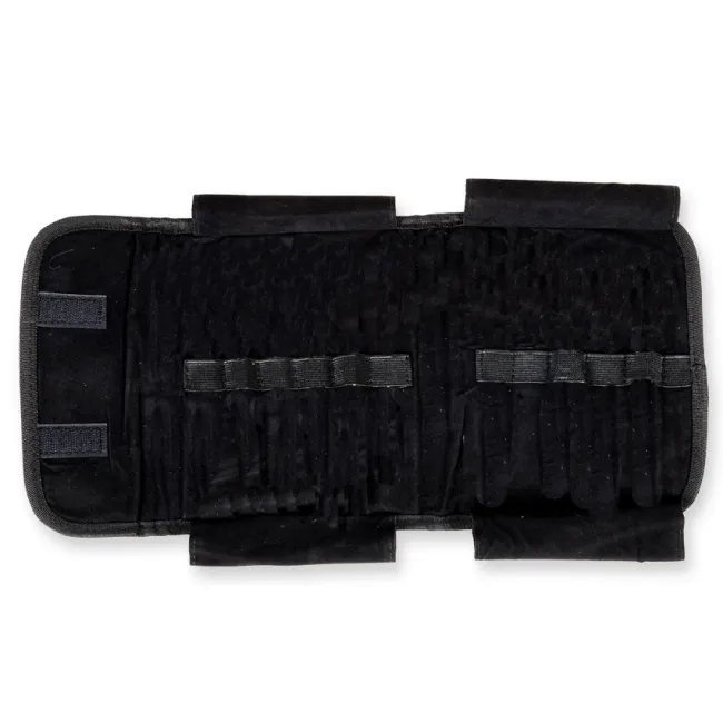 Geantă Medicală pentru Instrumente "Instrument Bag" – Cu Protecție Căptușită în Material Catifelat, Capacitate 12 Instrumente, Poliester 600D, Neagră, 19.5 x 15 x h 3 cm