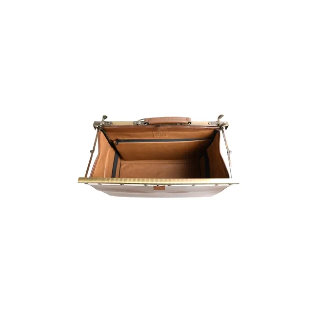 Geantă Medicală de Consultații "Doctor Bag" – Cu Bază Rigidă și Benzi Elastice pentru Instrumente, 45 x 20 x 25 cm (Made in Italy)