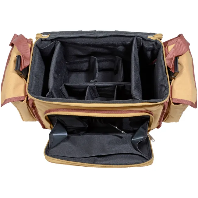 Geantă Medicală Profesională "Utility Doctor Bag" – Bej (Goală), Poliester 600D Impermeabil, Compartimentare Modulară și Buzunare Detașabile