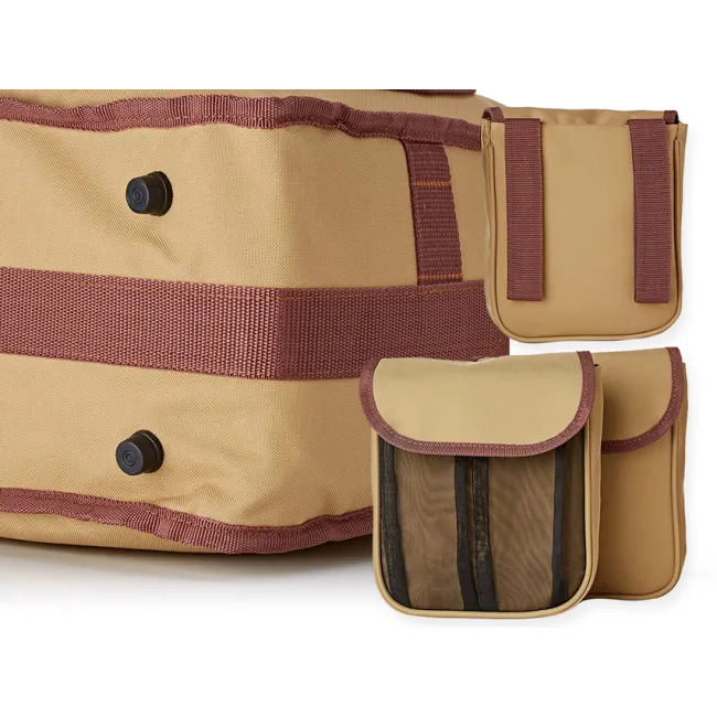 Geantă Medicală Profesională "Utility Doctor Bag" – Bej (Goală), Poliester 600D Impermeabil, Compartimentare Modulară și Buzunare Detașabile