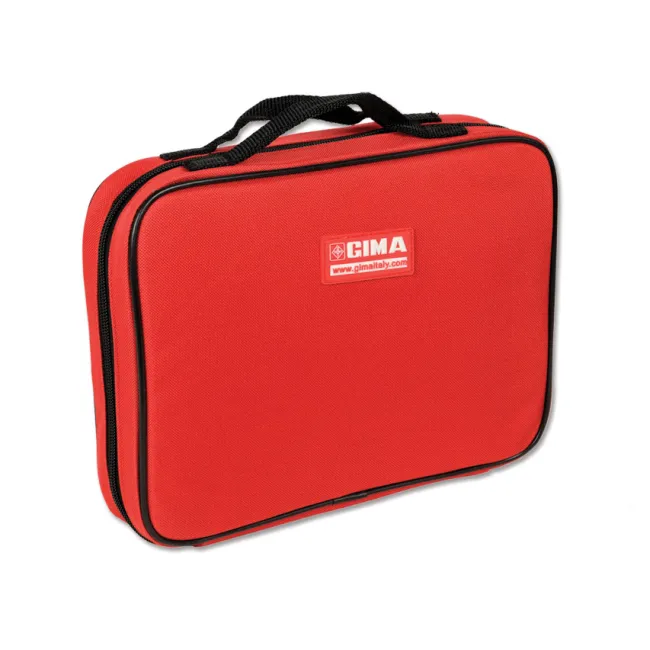 Geantă Profesională pentru Fiole "Maxi Vial Bag" – Roșie (Goală), Poliester 600D, Capacitate 46 Fiole