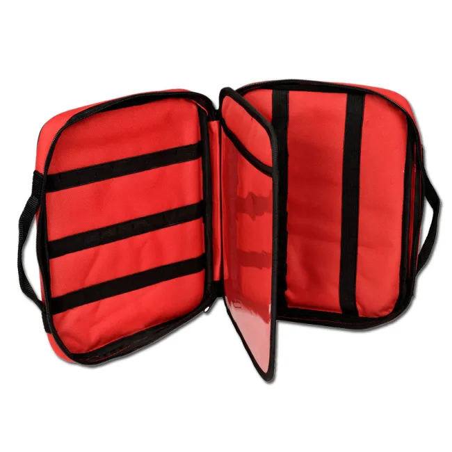 Geantă Profesională pentru Fiole "Maxi Vial Bag" – Roșie (Goală), Poliester 600D, Capacitate 46 Fiole