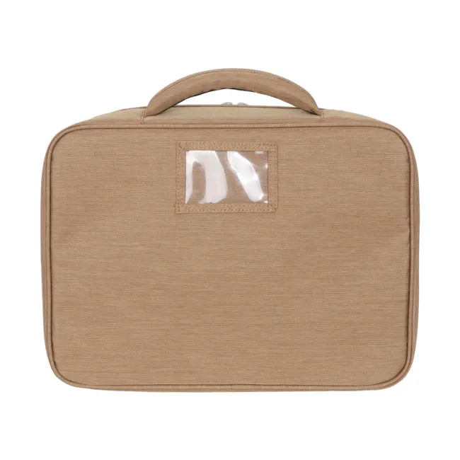 Geantă Medicală Profesională pentru Asistenți "Multiuse Bag" – Maro/Bej (Goală), Compartimentare Modulară, 38 x 10 x h 30 cm