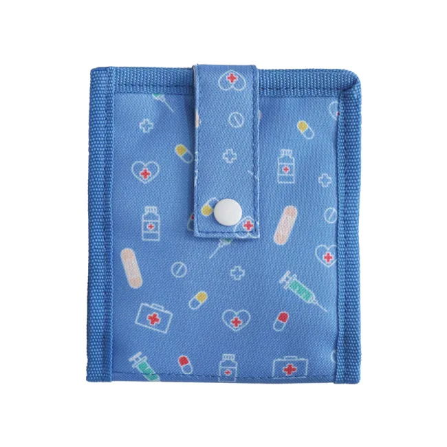 Organizator Medical de Buzunar "Pocket Organizer" – Albastru Deschis, Suport Compact pentru Instrumente și Accesorii, 15 x 12 x h 2 cm