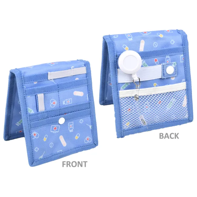 Organizator Medical de Buzunar "Pocket Organizer" – Albastru Deschis, Suport Compact pentru Instrumente și Accesorii, 15 x 12 x h 2 cm
