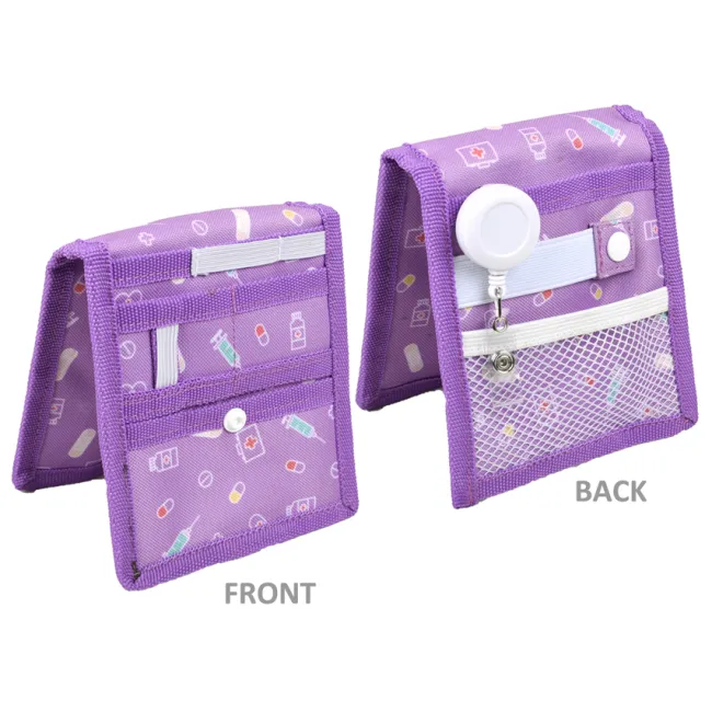 Organizator Medical de Buzunar "Pocket Organizer" – Lila, Suport Compact pentru Instrumente și Accesorii, 15 x 12 x h 2 cm