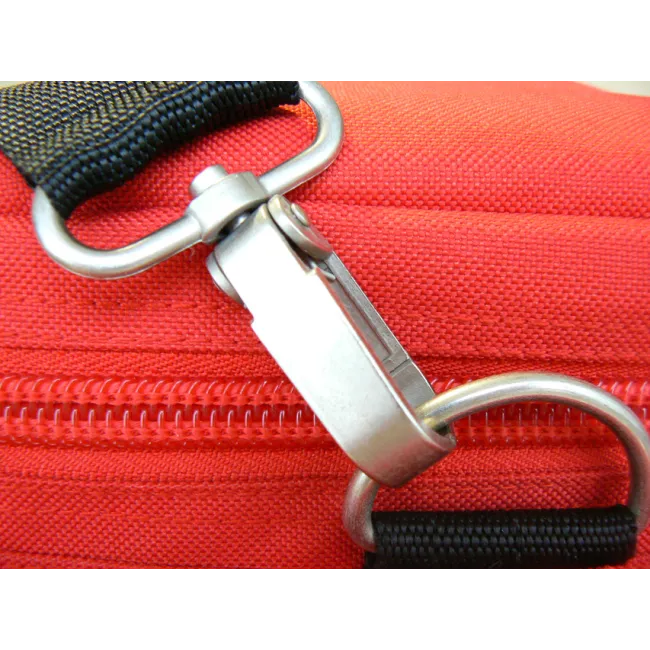 Geantă Medicală de Urgență "Smart Bag" – Roșie, Model Mic (Goală), Poliester 600D acoperit cu PVC, 45 x 28 x h 28 cm