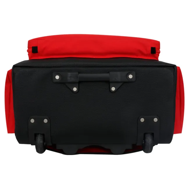 Geantă Troller Medicală de Urgență "Emergency Smart Trolley Bag" – Benzi Reflectorizante Duble, Poliester Impermeabil, Bază din Cauciuc, 56 x 32.5 x 49 cm