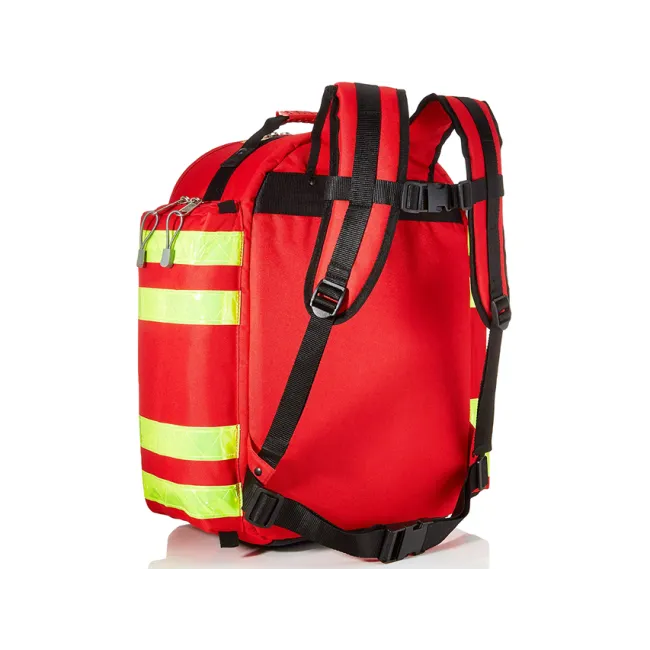 Rucsac Medical de Urgență "Logic-2 Rucksack" – Mare (Gol), Poliester 600D Impermeabil, cu 6 Borsete Colorate Incluse și Diviziune Centrală, 40 x 25 x h 47 cm