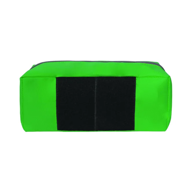 Geantă Medicală Modulară Tip Plic "Model E2" – Cu Fixare Velcro, Poliester 600D, Verde, 28 x 12 x 10 cm