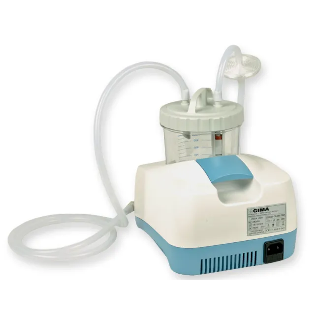 Aspirator Chirurgical Compact GIMA Vega Uno 1 Litru (Cod REF 28209) – Debit de 15 L/min, Regulator de Vacuum, Funcționare Continuă și Recipient Autoclavabil