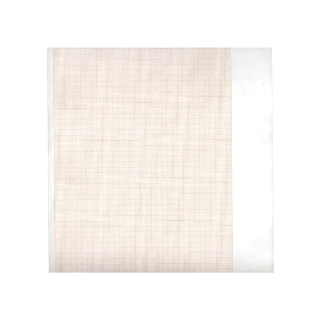 Hârtie Termică EKG în Rolă A4 210 mm x 20 m – Fără Fenoli (Phenol Free), Caroiaj Portocaliu, pentru Electrocardiografe Mortara Eli 230