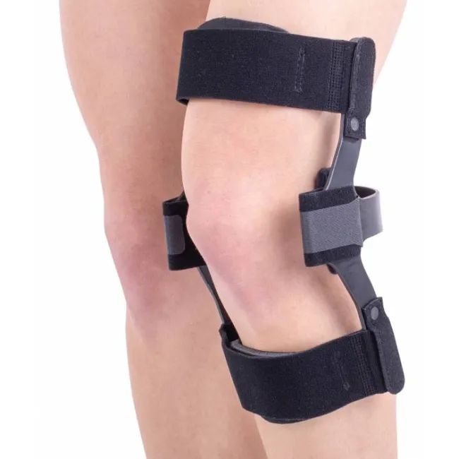 Orteză de genunchi mobilă cu cadru din duraluminiu pentru genu recurvatum și instabilitate ligamentară - Dispozitiv Medical