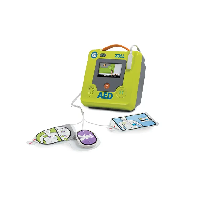ZOLL AED 3 – Defibrilator Automat Profesional cu Feedback CPR și Mod Pediatric, indicații vocale in limba romana