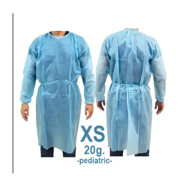 Halat Medical Vizitatori PP 20g Albastru XS (Pediatric) – Set 10 bucăți SERIX