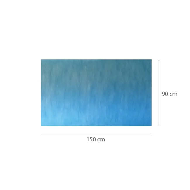 Covorașe absorbante impermeabile predebitabile 90 × 150 cm, antiderapante, albastru (cutie 40 buc)
