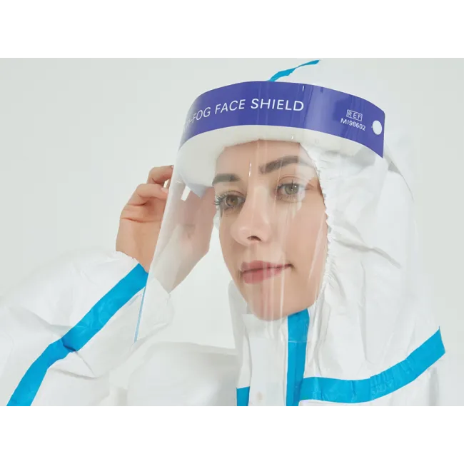 Viziera facială de protecție de unică folosință anti-aburire 330x220 mm