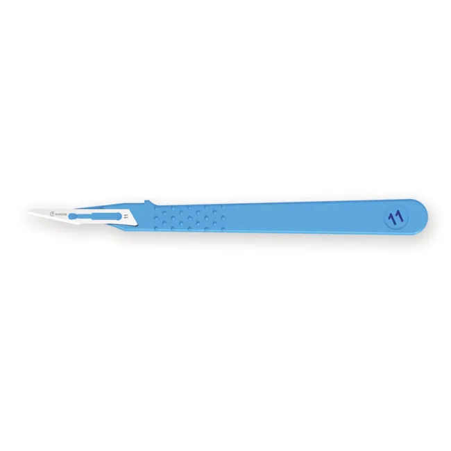 Bisturiu de unică folosință steril nr. 11 - model standard (cutie 10 buc)