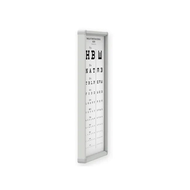 Tablou optometric Mixed Decimal neилuminat, distanță de citire 3 m