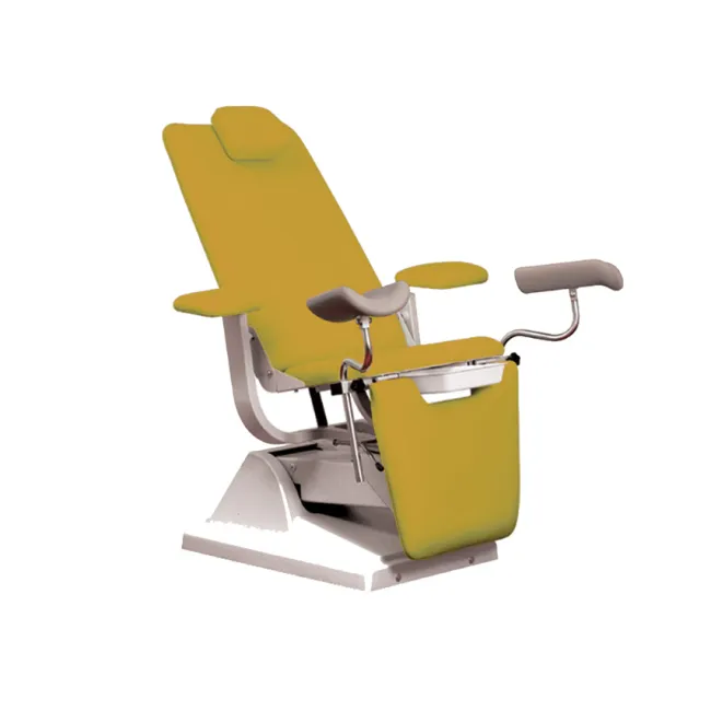 Scaun ginecologic GYNEX tip pat cu suport rolă hârtie, portocaliu (1 buc)