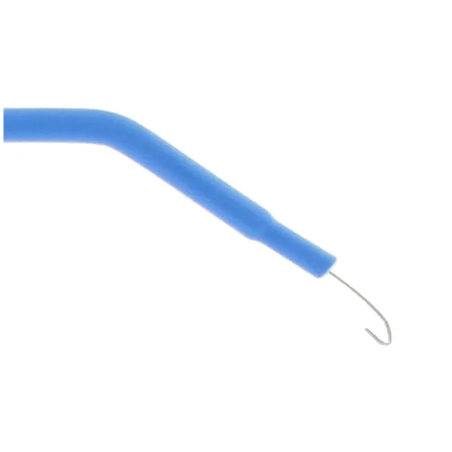 Electrod cu cârlig angulat 45° autoclavabil Ø 2,4 mm, lungime 5 cm (cutie 6 buc)
