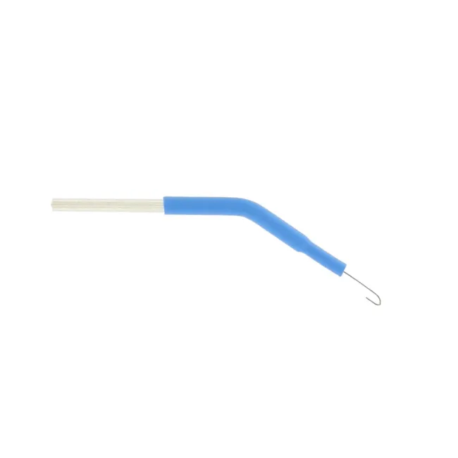 Electrod cu cârlig angulat 45° autoclavabil Ø 2,4 mm, lungime 5 cm (cutie 6 buc)