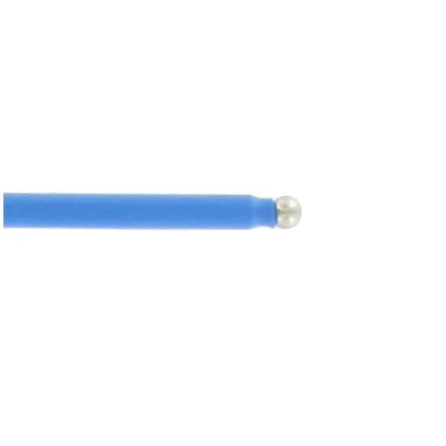 Electrod cu vârf sferic Ø 3 mm drept, lungime 10 cm, autoclavabil (cutie 6 buc)