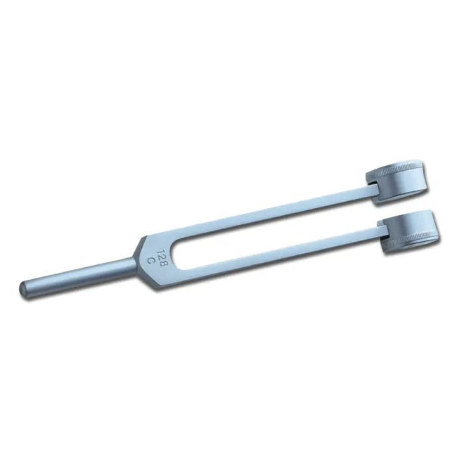 Diapason medical din aliaj de aluminiu 128 Hz, 20,4 cm
