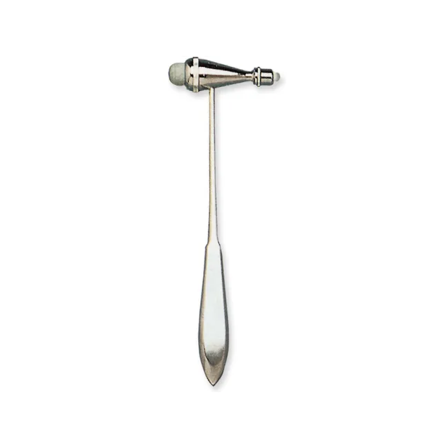 Ciocan neurologic Troemner argintiu, mâner inox, 23 cm, 200 g (1 buc)