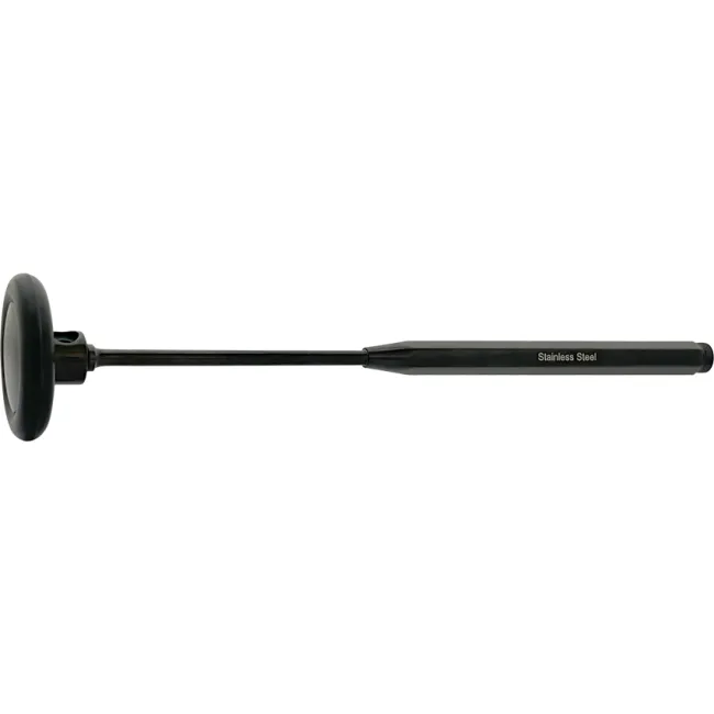 Ciocan neurologic Babinsky Black Edition cu ac, mâner inox negru, 24 cm
