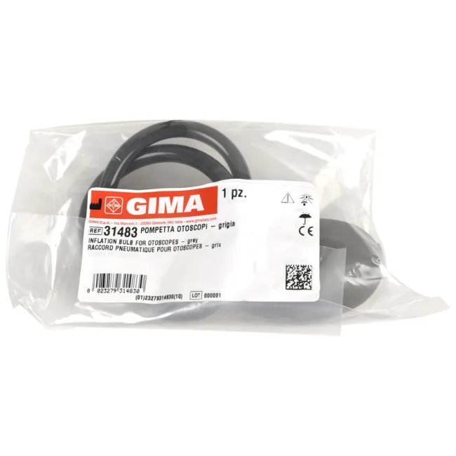 Pompă pneumatică PVC pentru otoscoape, gri (1 buc)
