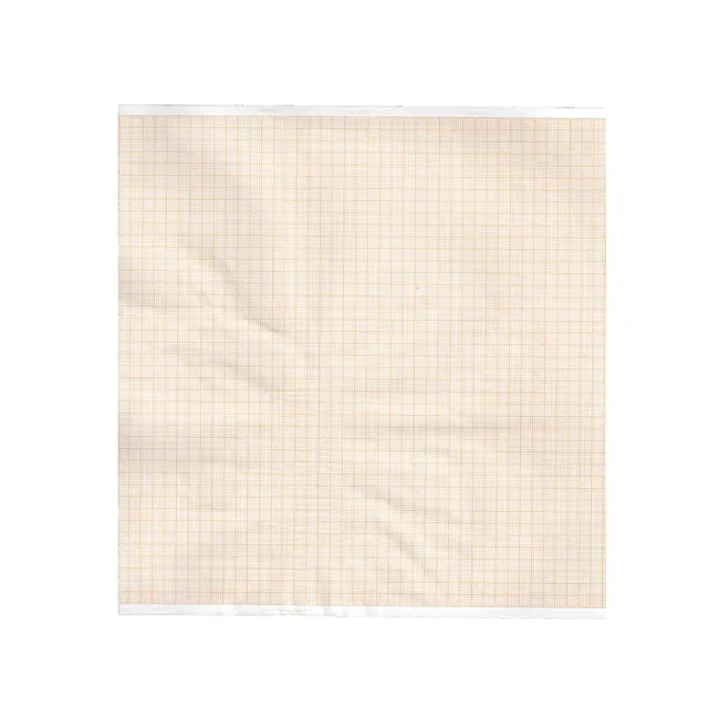 Hârtie termică ECG 215 × 30 mm × m rolă, grilă portocalie (cutie 5 buc)