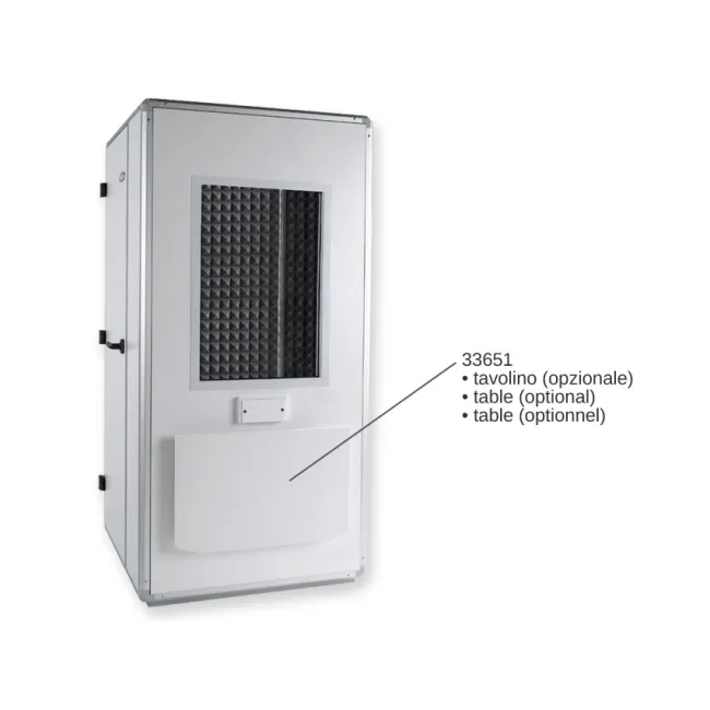 Cabină audiometrică PRO 30, 107 × 107 × 242 cm, cu sistem de ventilare (1 buc)
