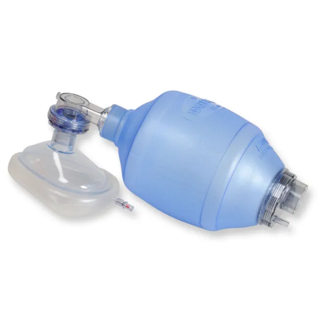 Resuscitator PVC de unică folosință pentru adulți - 1600 ml cu mască nr. 5