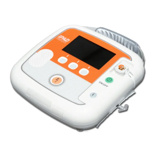 Defibrilator semiautomatizat extern iPad CU-SP2 cu monitor și ghidare RCP