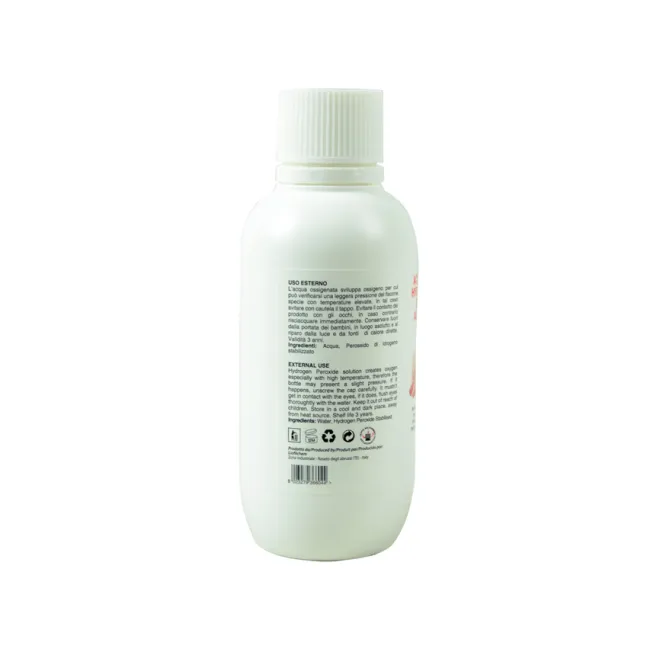 Apă Oxigenată (Hydrogen Peroxide) 3% - 250 ml - cutie 12 flacoane - etichetă multilingvă GB, FR, IT, ES